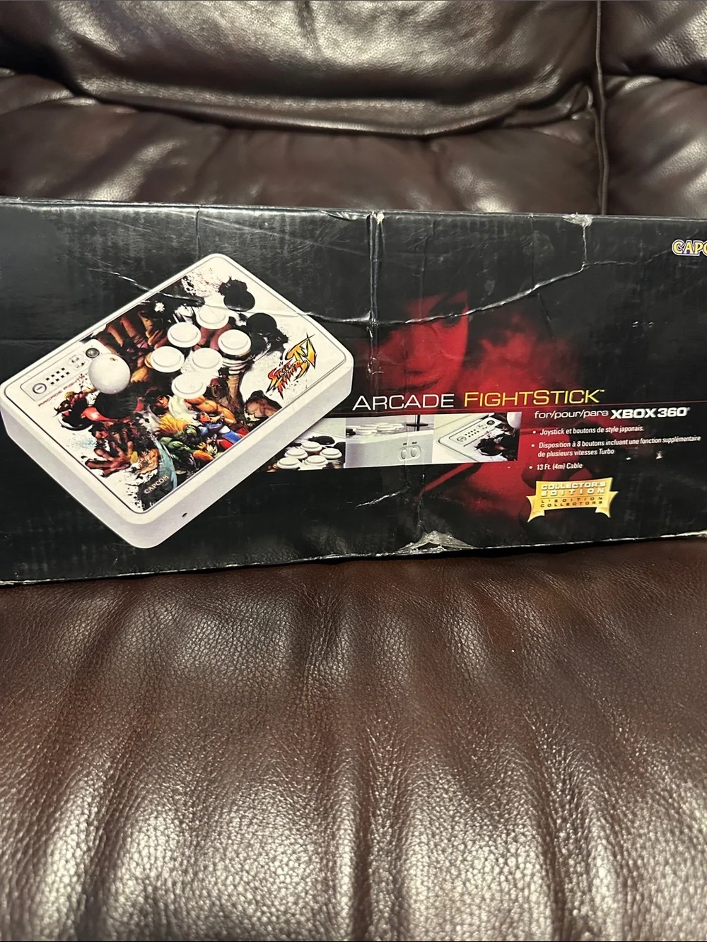 Capcom Street Fighter IV Arcade Fightstick Controller - Black & Red